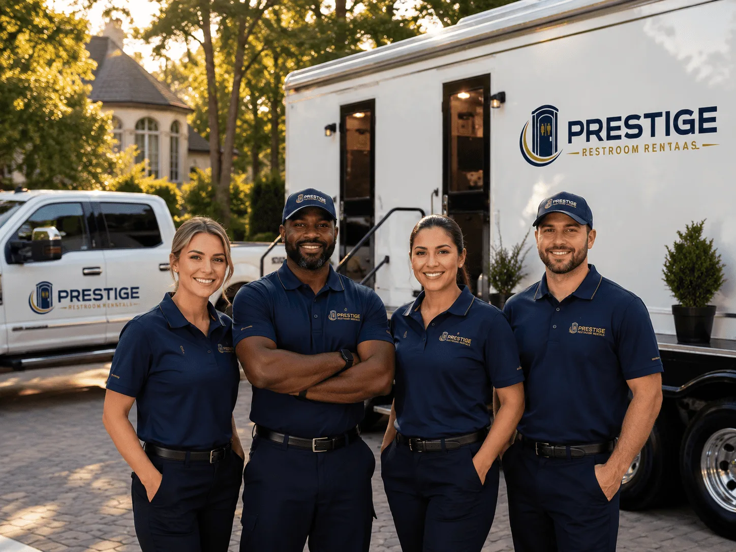 Trusted Luxury Portable Restrooms company in Castleton, IL